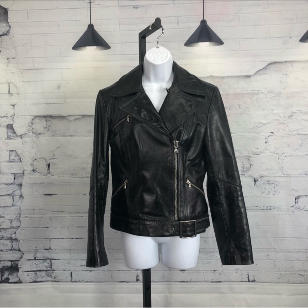 Black leather Jacket